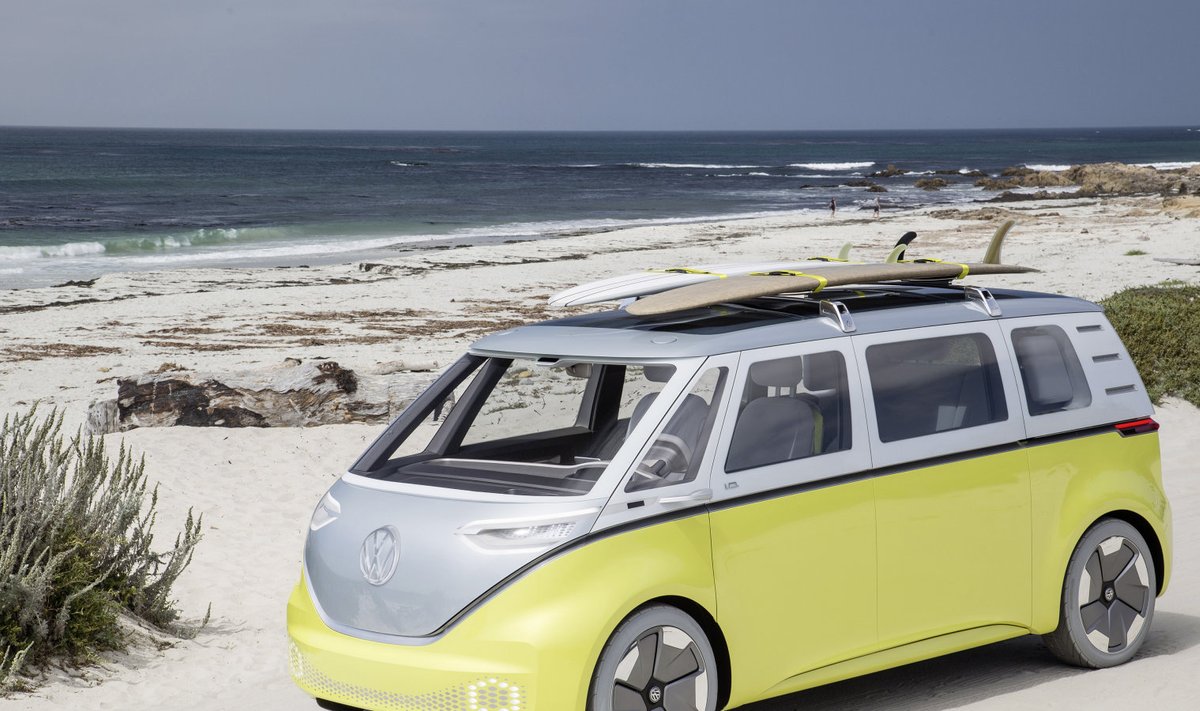 Volkswagen toob uue Tallinna müügi- ja teeninduskeskuse avamise puhul Tallinnasse elektrilise tulevikuauto ID.Buzz.