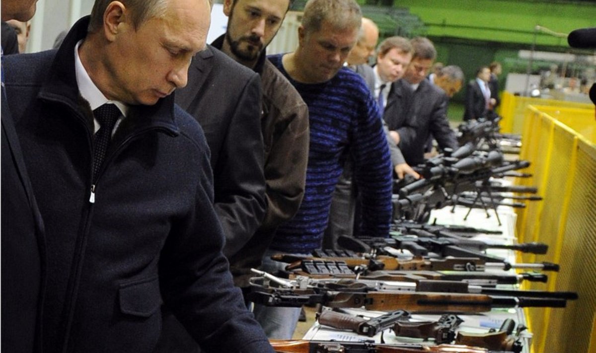 Putin valib relva.