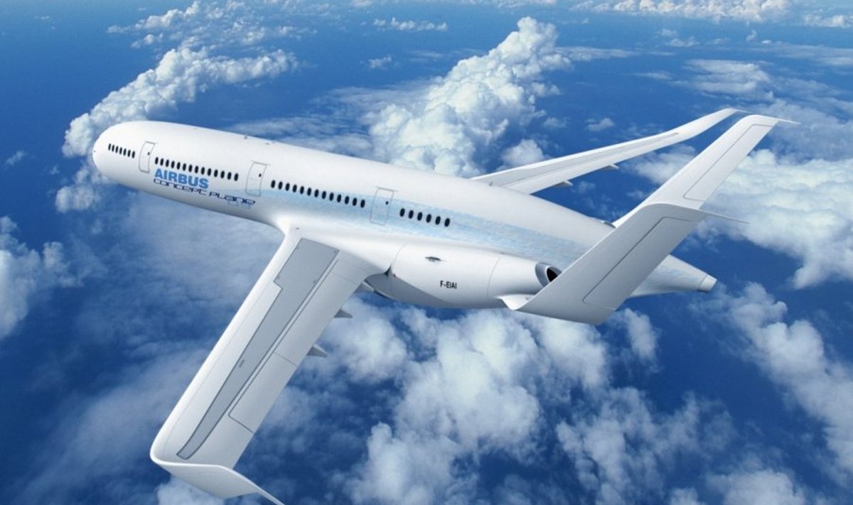 Airbusi ideelennuk maadleb aerodünaamikaga