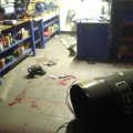 ФОТО: В магазине инструментов в Курессааре произошел взрыв, пострадал рабочий