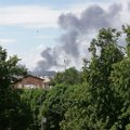 ФОТО: В Кохтла-Ярве на предприятии VKG вспыхнул пожар