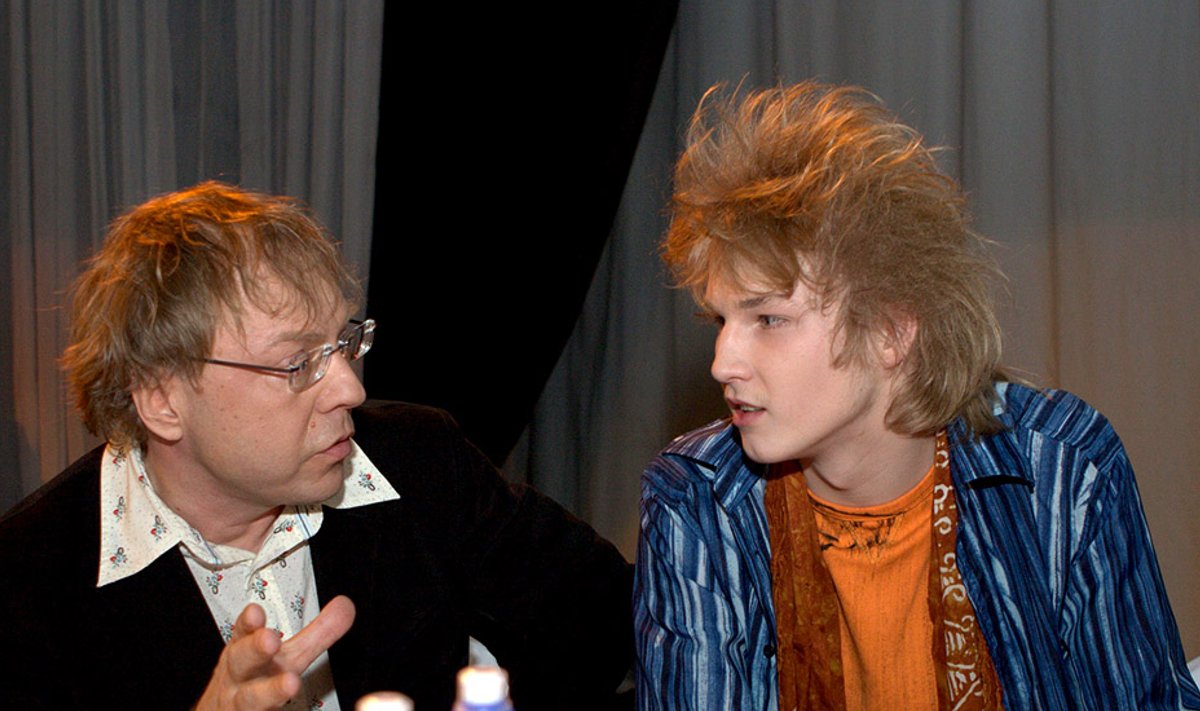 Ajarännak: Rein Rannap ja Taavi Peterson 2008.aastal Eesti laulu stuudios