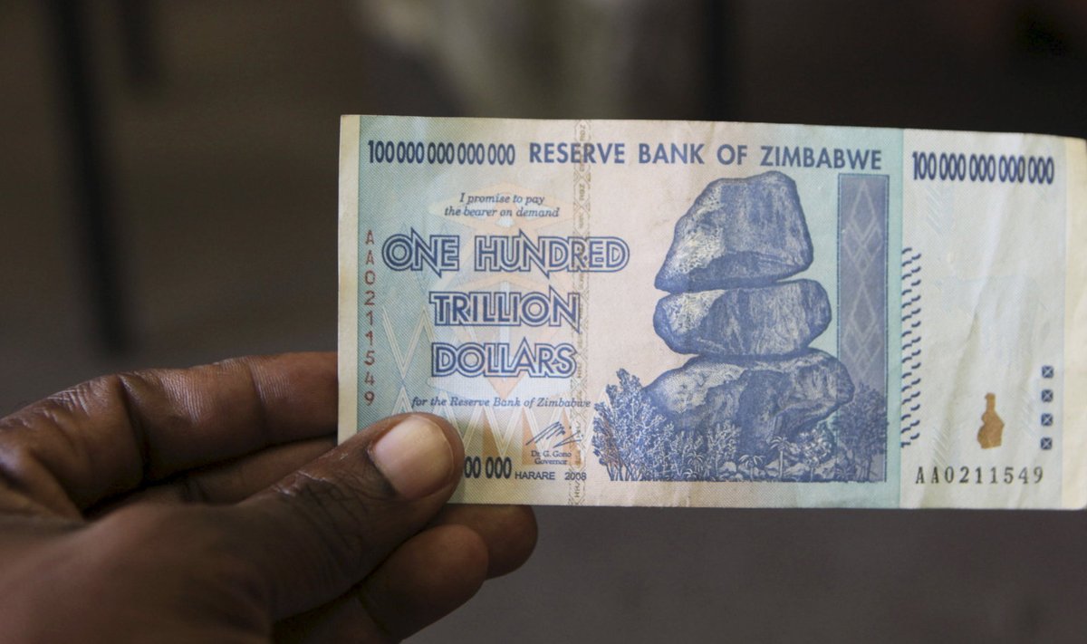 meenutus Zimbabwe eelmisest oma raha eksperimendist