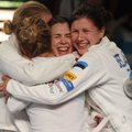 Чемпионки Европы по фехтованию отправились на мировое первенство