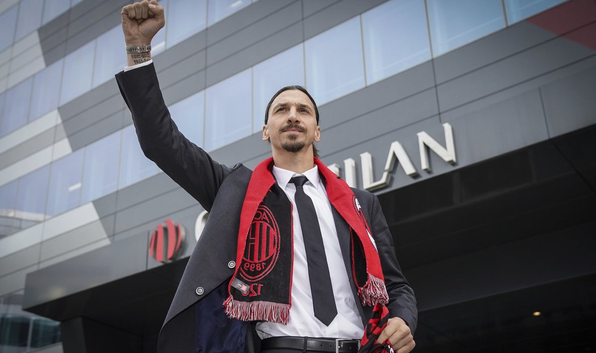 Zlatan Ibrahimovic on tagasi Milanos.