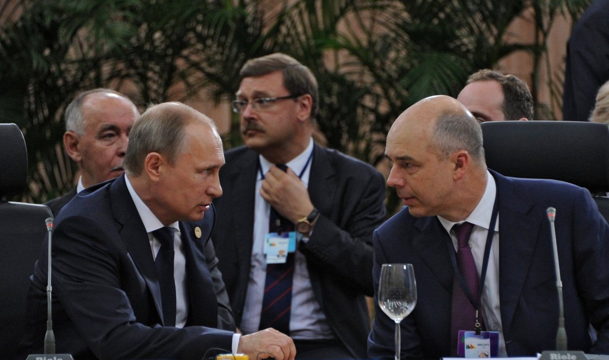 Vladimir Putin ja Anton Siluanov