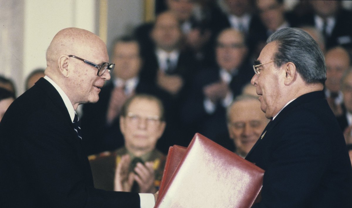 Kekkonen ja Brežnev 1980. aastal Moskvas