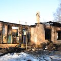 ФОТО и ВИДЕО: В Вильяндимаа горел жилой дом, погиб человек