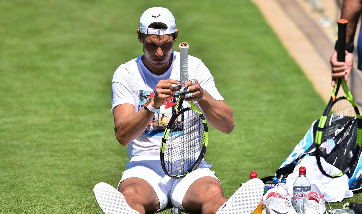 Rafael Nadal tunneb end Wimbledonis kui kala vees