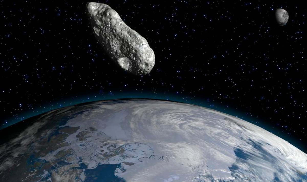 Asteroid Maale lähenemas