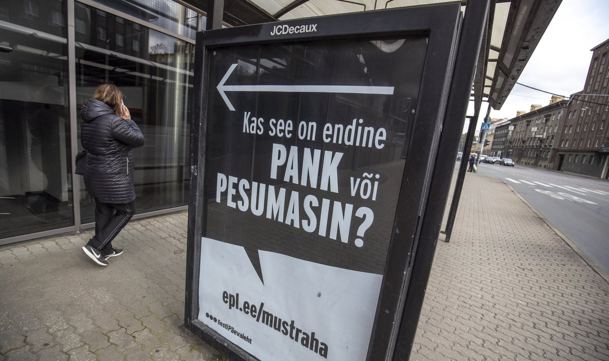 Reklaam endise Danske panga ees 21.09.2020