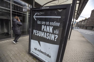 Reklaam endise Danske panga ees 21.09.2020