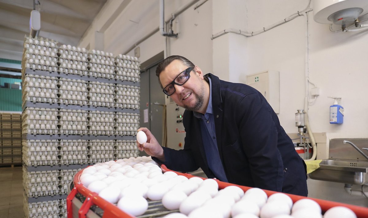 Eggo munade tootja DAVA Foods Estonia juht Vladimir Sapožnin.