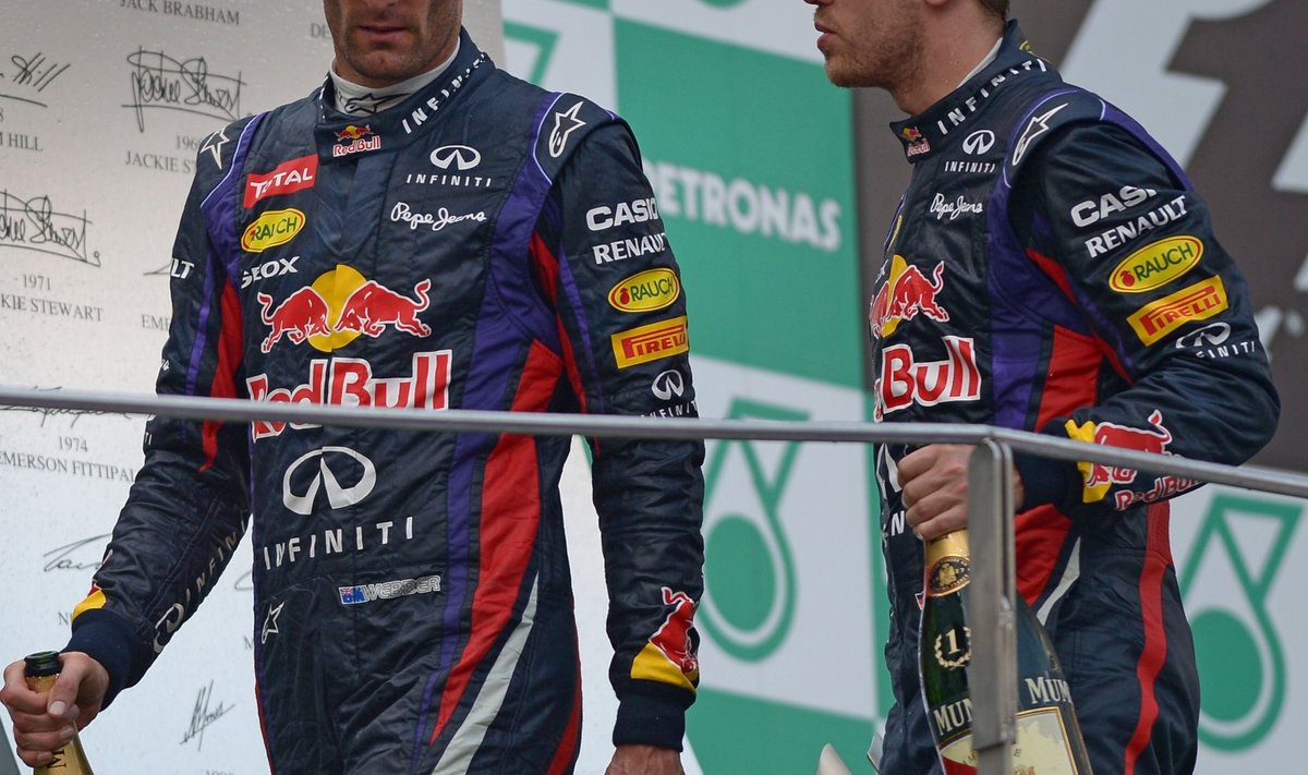 Sebastian Vettel ja Mark Webber