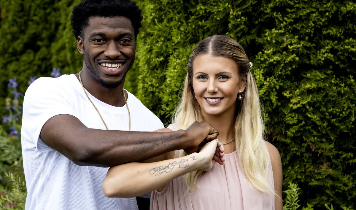 Robert Griffin III ja Grete Griffin.