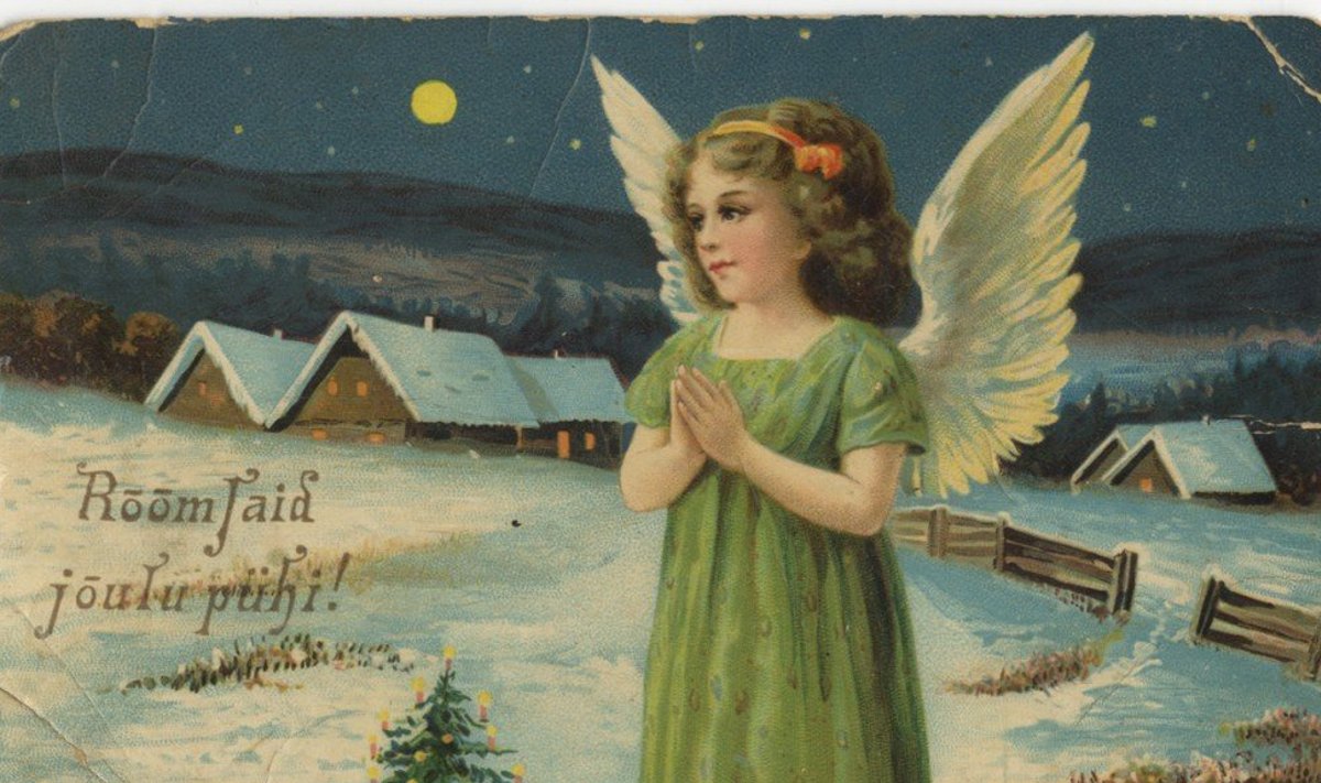 1912. a jõulukaart. Kunstnik ja kirjastaja teadmata.