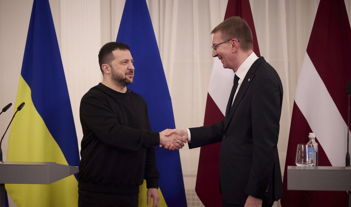 Ukrainian President Zelenskyy Visit to Latvia