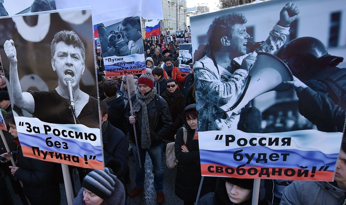 RUSSIA-POLITICS-OPPOSITION-MURDER-NEMTSOV-ANNIVERSARY