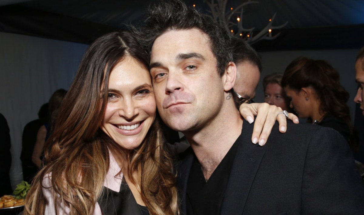 Robbie Williams ja abikaasa Ayda Field