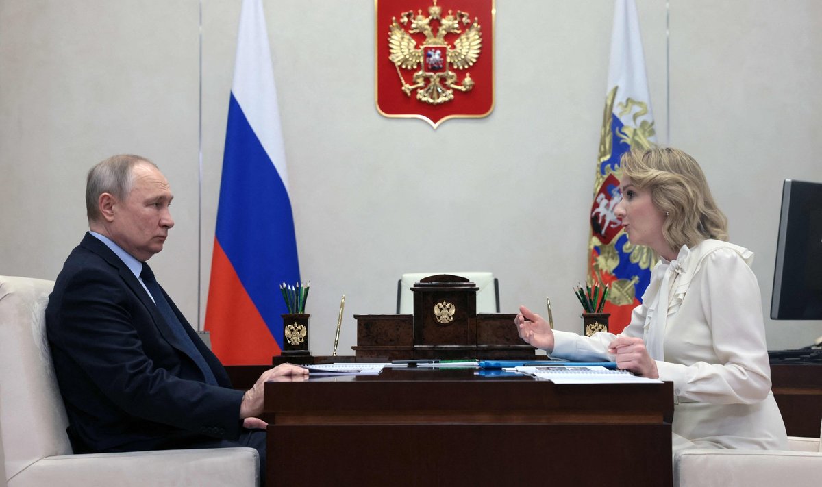 Putin ja Lvova-Belova kohtumisel