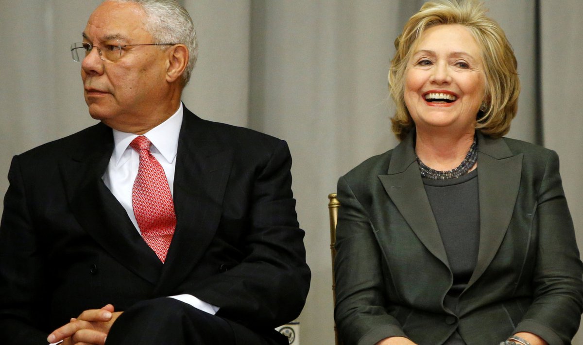 Colin Powell ja Hillary Clinton