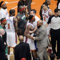 VIDEO: vähe jäi puudu, et NBA hooaja avamäng lõppenuks lööminguga