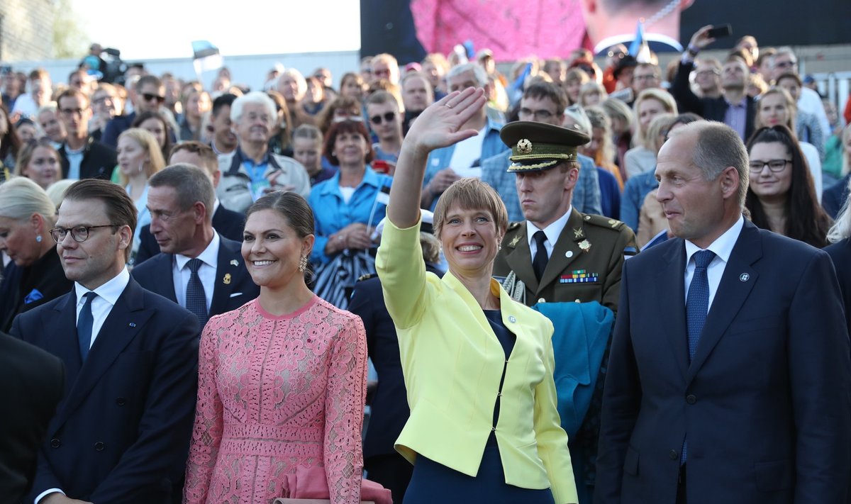 Kesti Kaljulaid ja Rootsi kroonprintsess Victoria