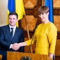 Кальюлайд с президентом Зеленским принимает участие в обсуждении будущего Украины