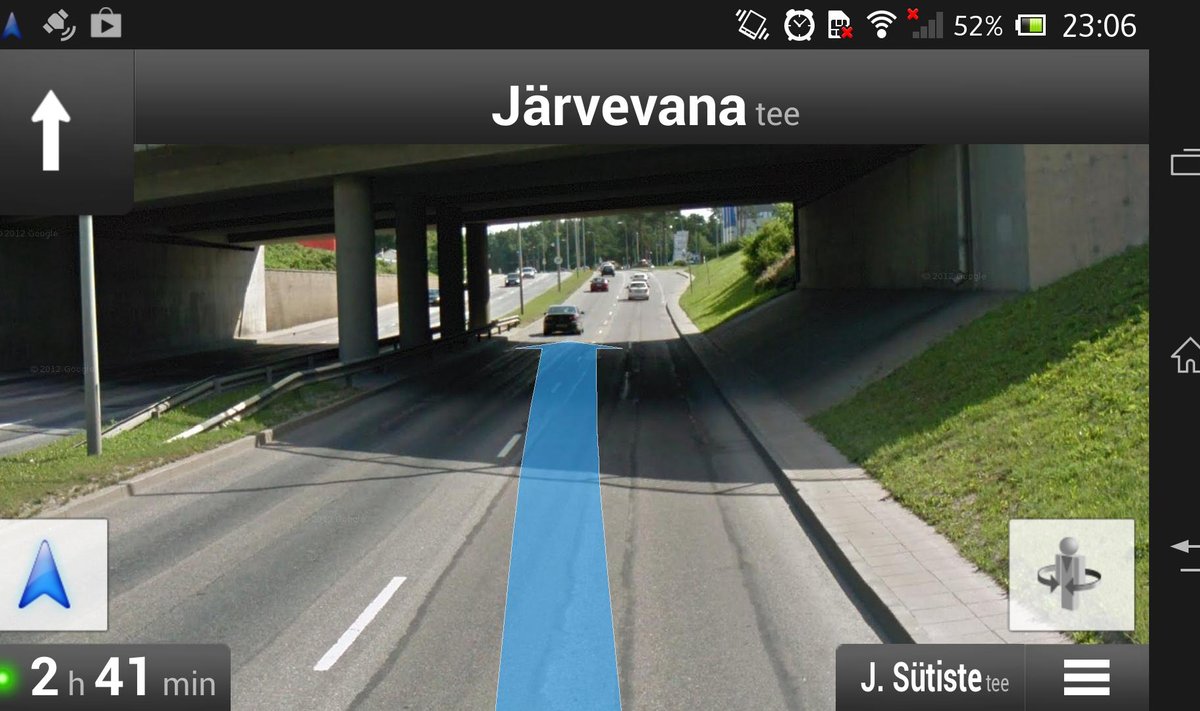 Google Maps Navigation Eestis