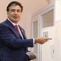 В Тбилиси сожгли чучело Михаила Саакашвили