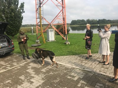 Kersti Kaljulaid ja koer Paavo