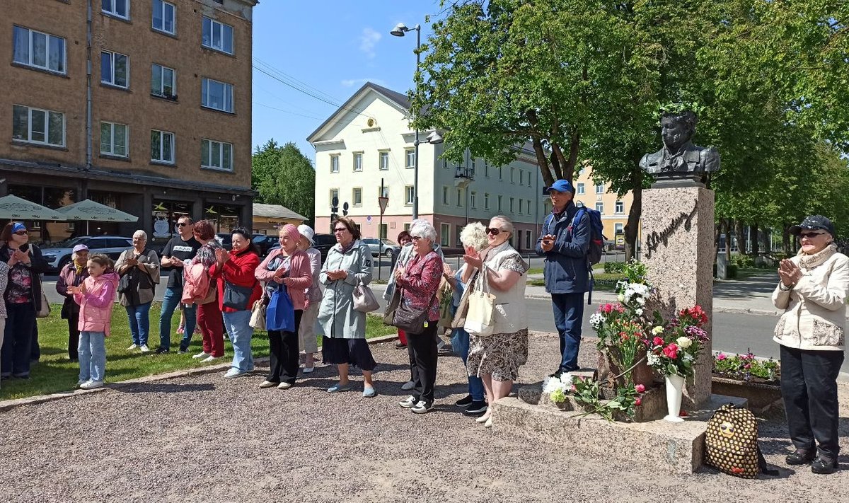 Праздничное мероприятие в Нарве по случаю дня рождения Пушкина