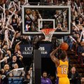 VIDEO: Sacramento poisid jätsid Lakersi endiselt nulli peale, Bryant sai tehnilise