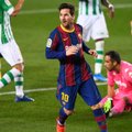 Lionel Messi tõusis teisel poolajal pingilt ja vedas Barcelona võidule