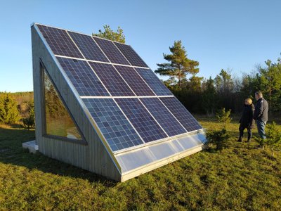 Tõnis Kasemägi disainitud Hiiumaa päikseenergia paviljon