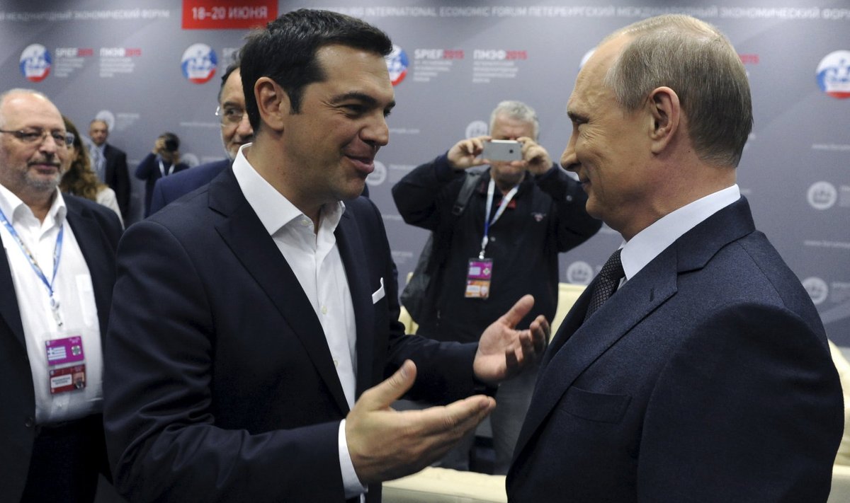 Alexis Tsipras ja Vladimir Putin