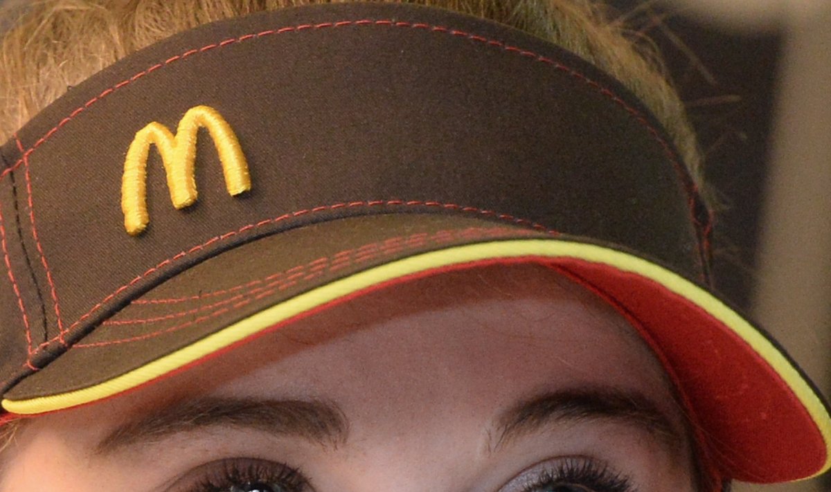 McDonald'si toidukoha töötaja Moskvas.