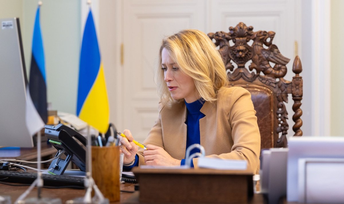 Kaja Kallase telefonikõne Ukraina presidendi Volodõmõr Zelenskõiga
