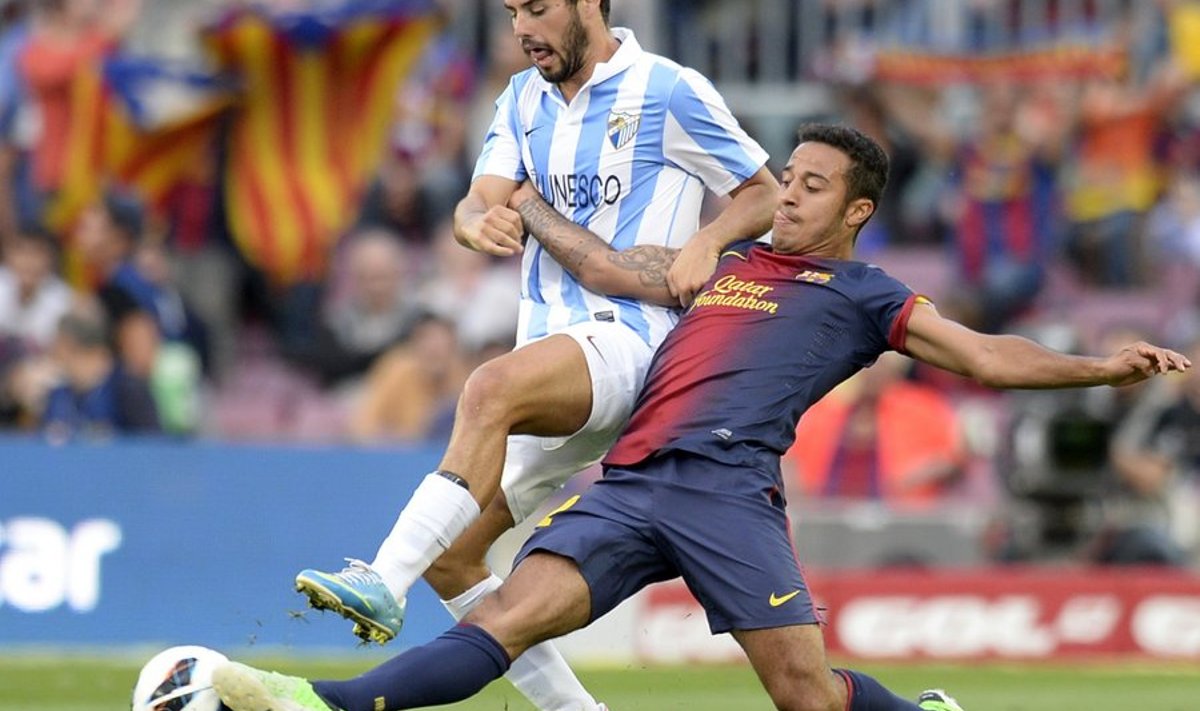 Isco (vasakul) mängus Barcelonaga.