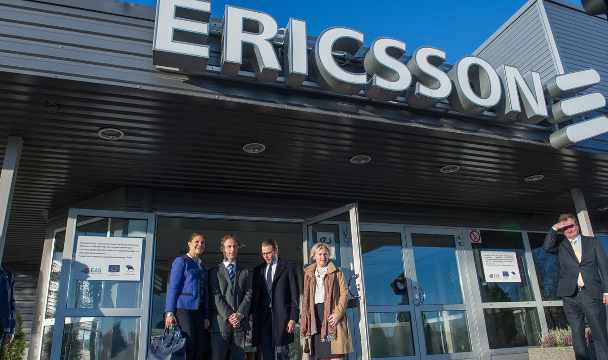 Rootsi printsess Victoria külaskäik Ericssoni tehasesse