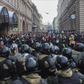 Peterburis vahistati eilsetel meeleavaldustel ka 11-aastane tüdruk