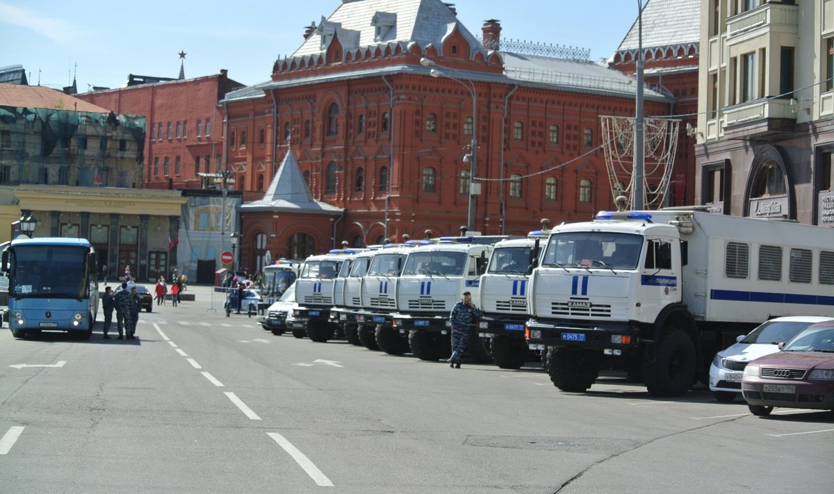 Avtozakid on Kremli ees juba ootel.