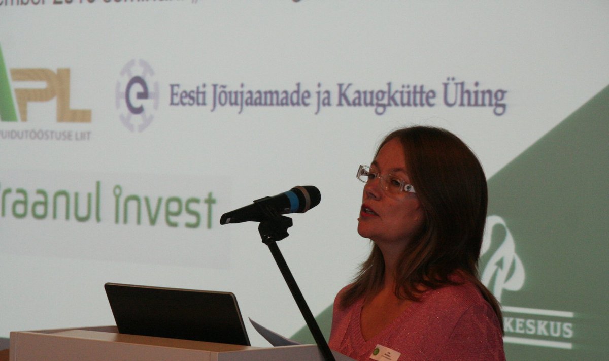 Erametsakeskuse arendusjuht Irje Möldre koordineeris lähema paari aasta puidukasutuse prognoosi koostamist.
