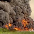 ВИДЕО | Мощный пожар на нефтебазе в Севастополе после атаки беспилотников локализован - местные власти