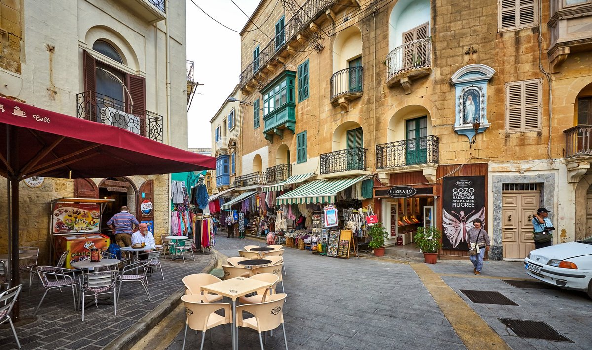 Kuises võrdluses langesid hinnad kõige rohkem Maltal: 2,9%. Pilt Gozo saarelt.