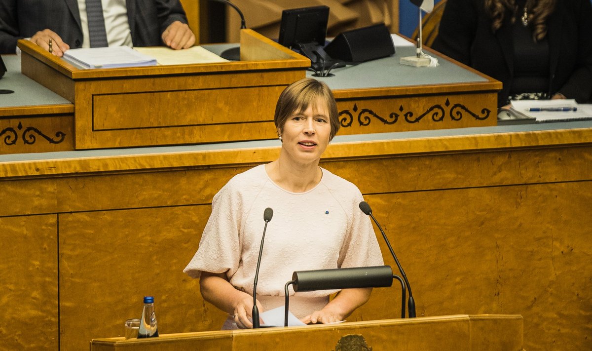Vabariigi President Kersti Kaljulaid