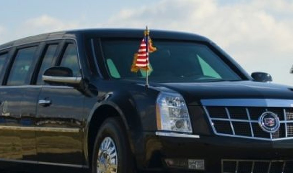 Obama Cadillaci liigutab võimas diiselmootor ja jutul lõpp! Foto Reuters