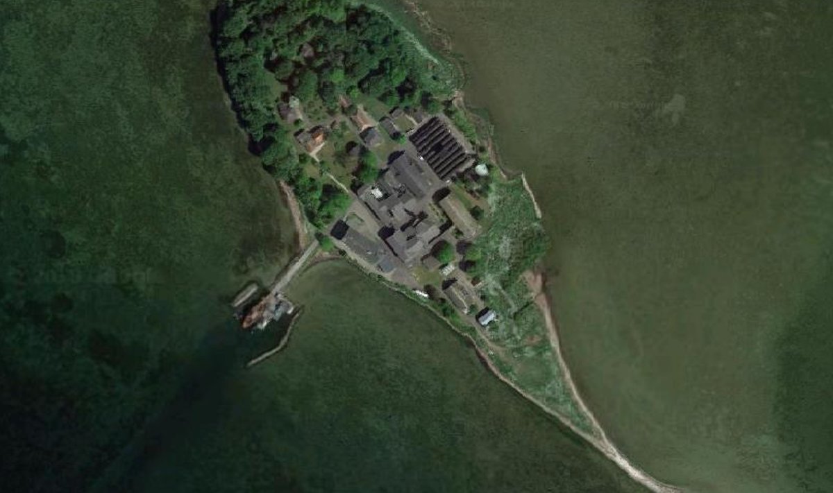 Satelliitpilt Lindholmi saarest