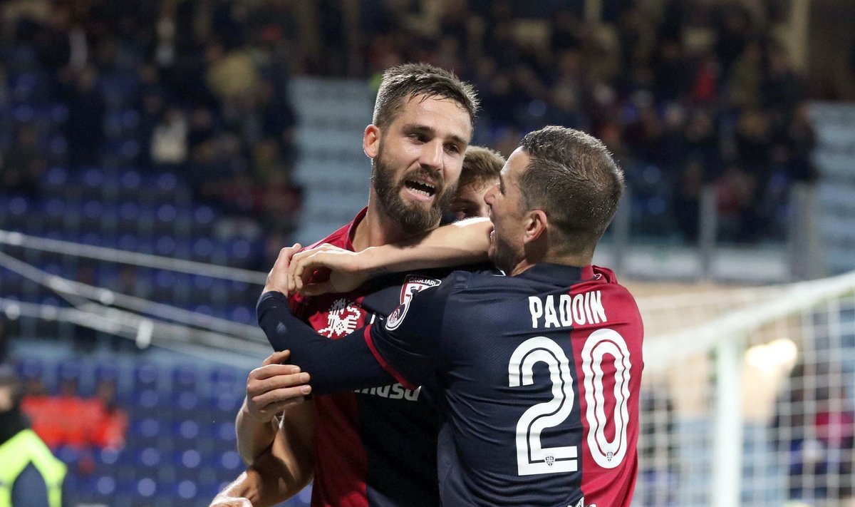 Cagliari mängijad suutsid viigipunkti välja võidelda.
