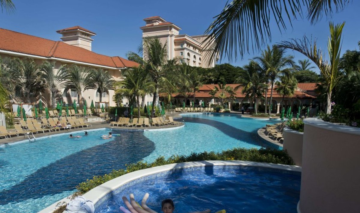 Portugali koondise hotell Palm Plaza Sao Paulo lähedal Campinases.